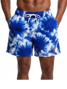 NBA G-III Sports by Carl Banks “Philadelphia 76ers” Swim Trunks (NWT) (Size: Lg)